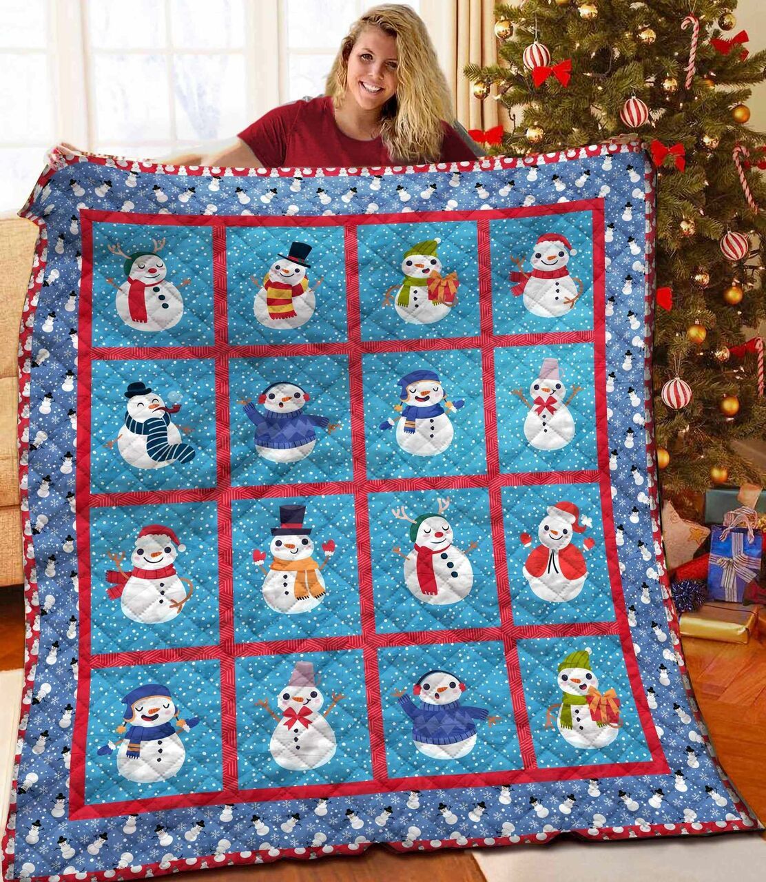 Snowman DAC211106 Quilt Blanket