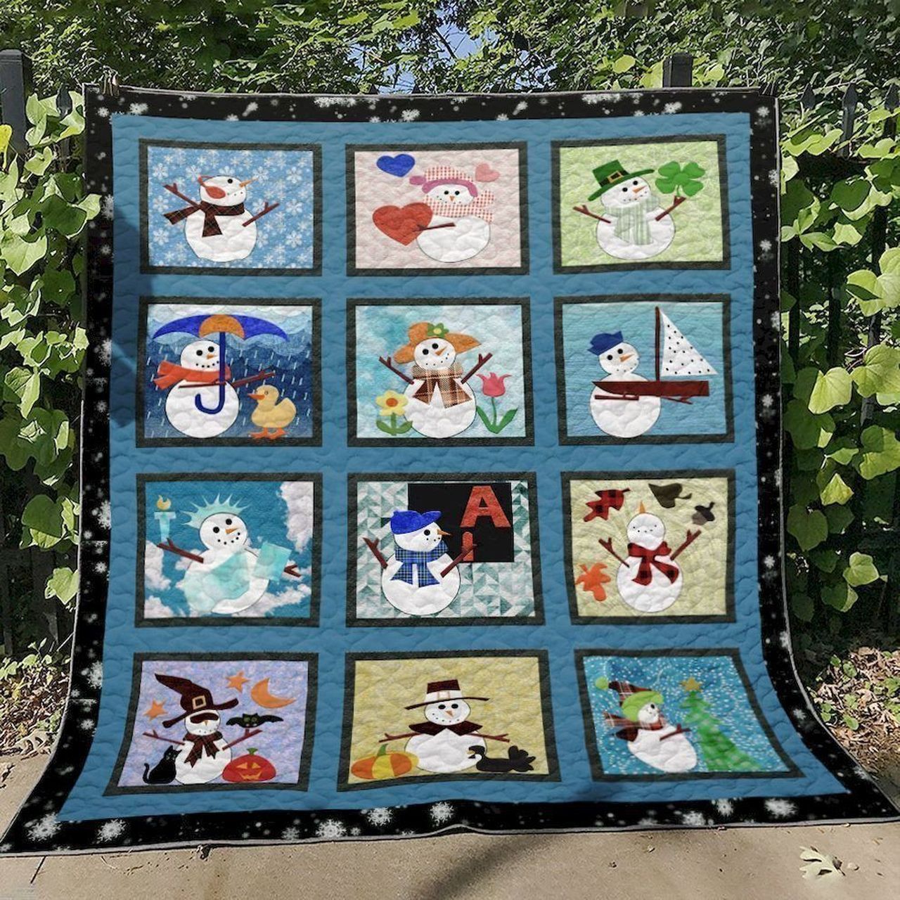 Snowman DAC211107 Quilt Blanket