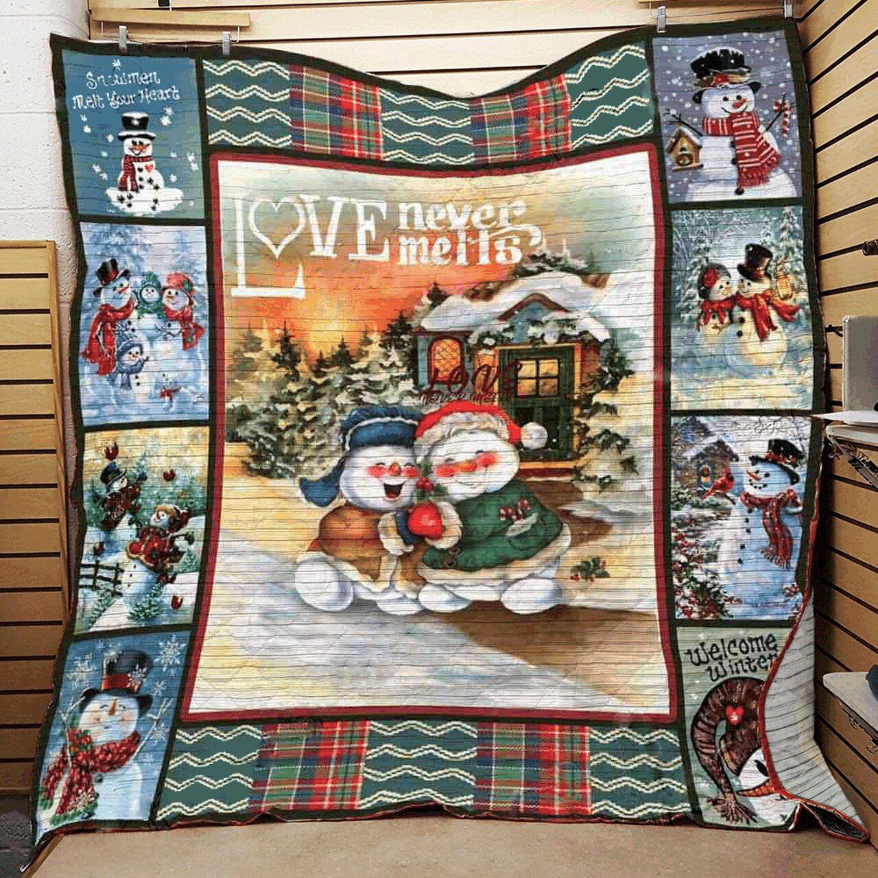 Snowman DAC211110 Quilt Blanket
