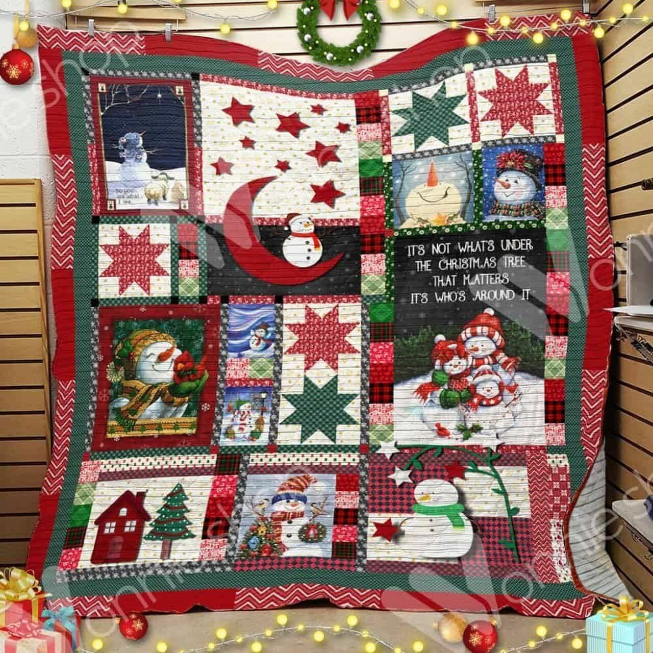 Snowman DAC211116 Quilt Blanket