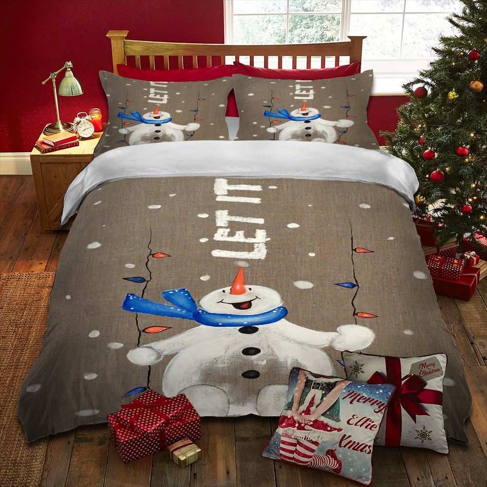 Snowman Bedding Set