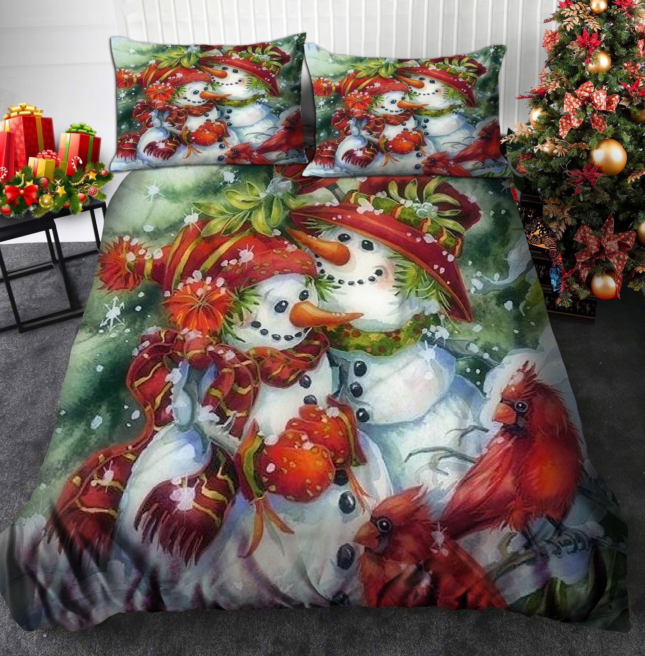 Snowman Bedding Set