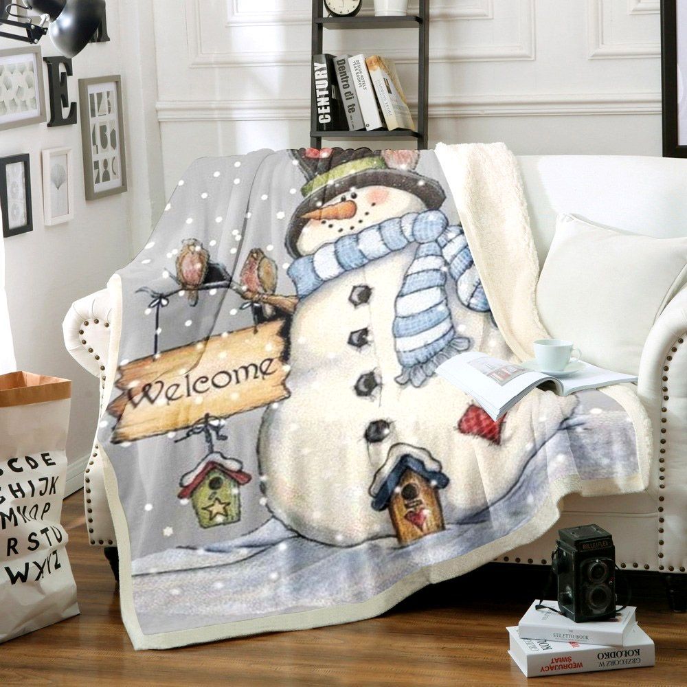 Snowman Sherpa Fleece