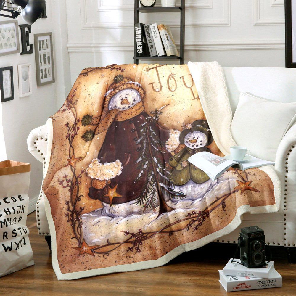 Snowman Sherpa Fleece