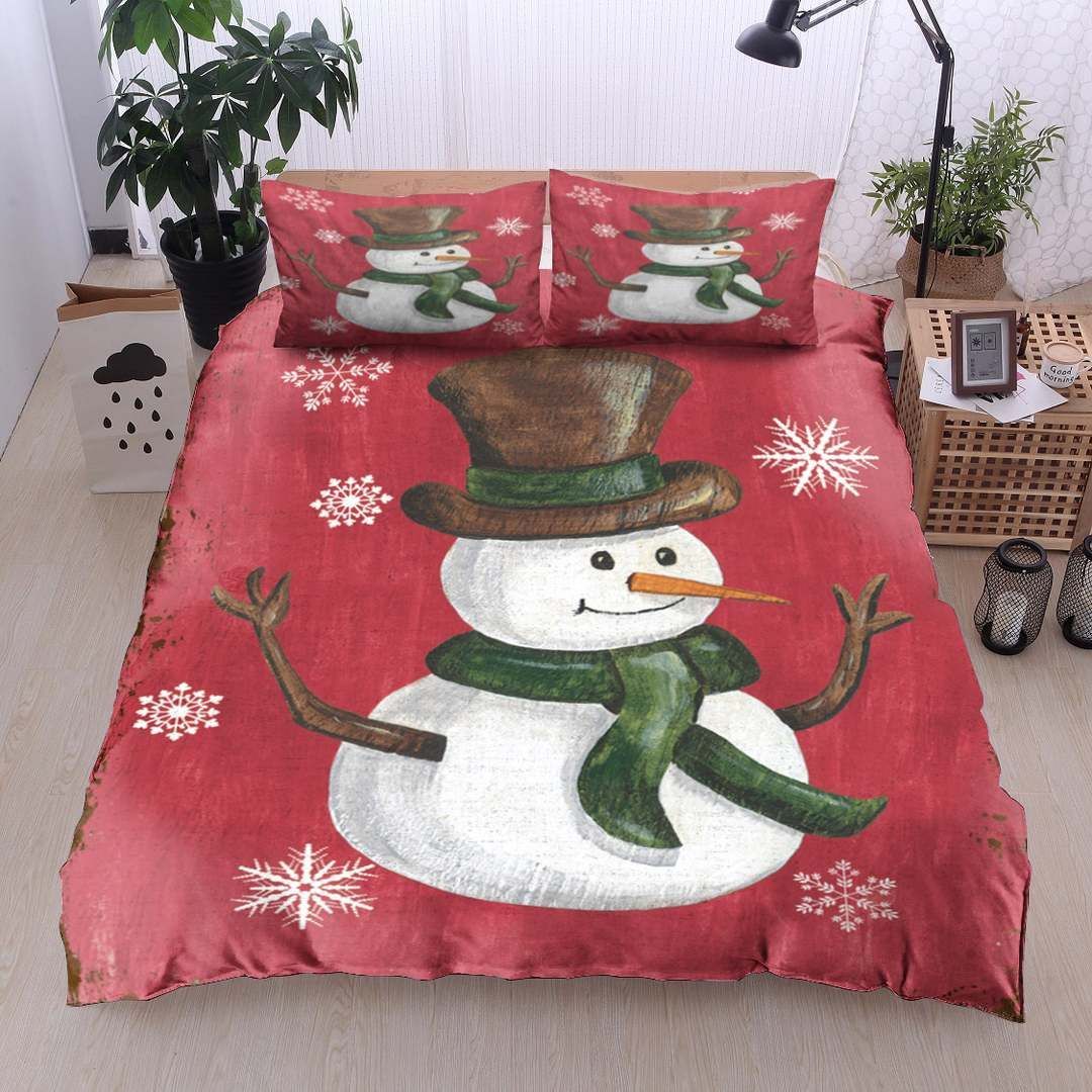 Snowman Bedding Set