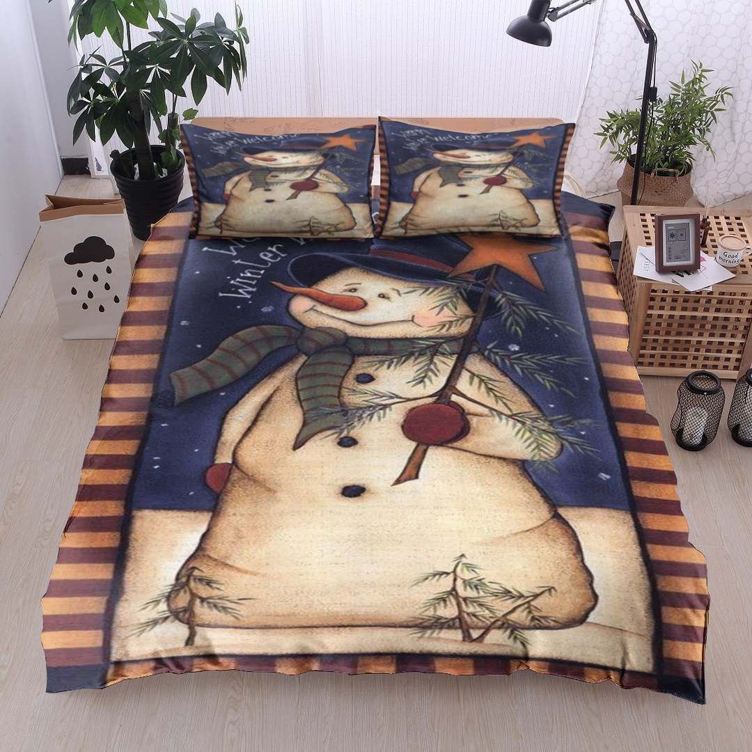 Snowman Bedding Set