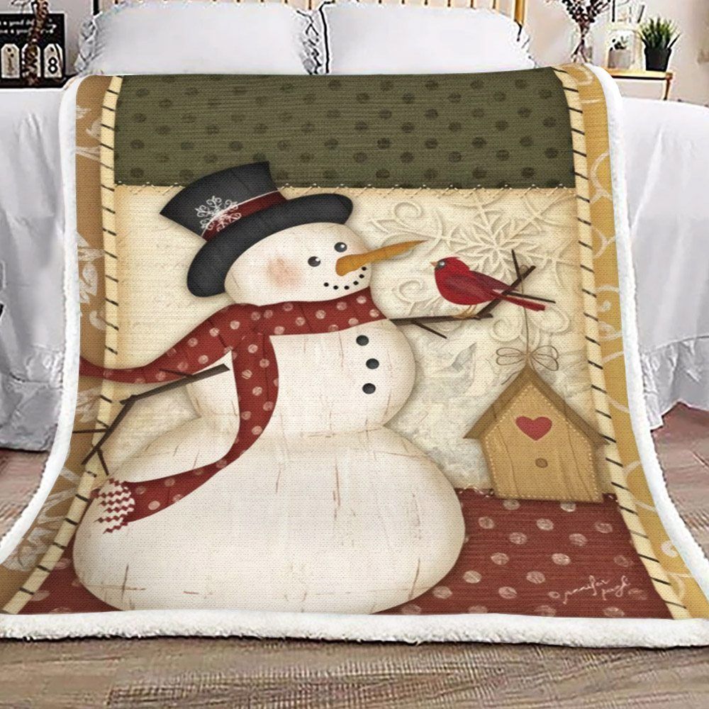 Snowman Sherpa Fleece