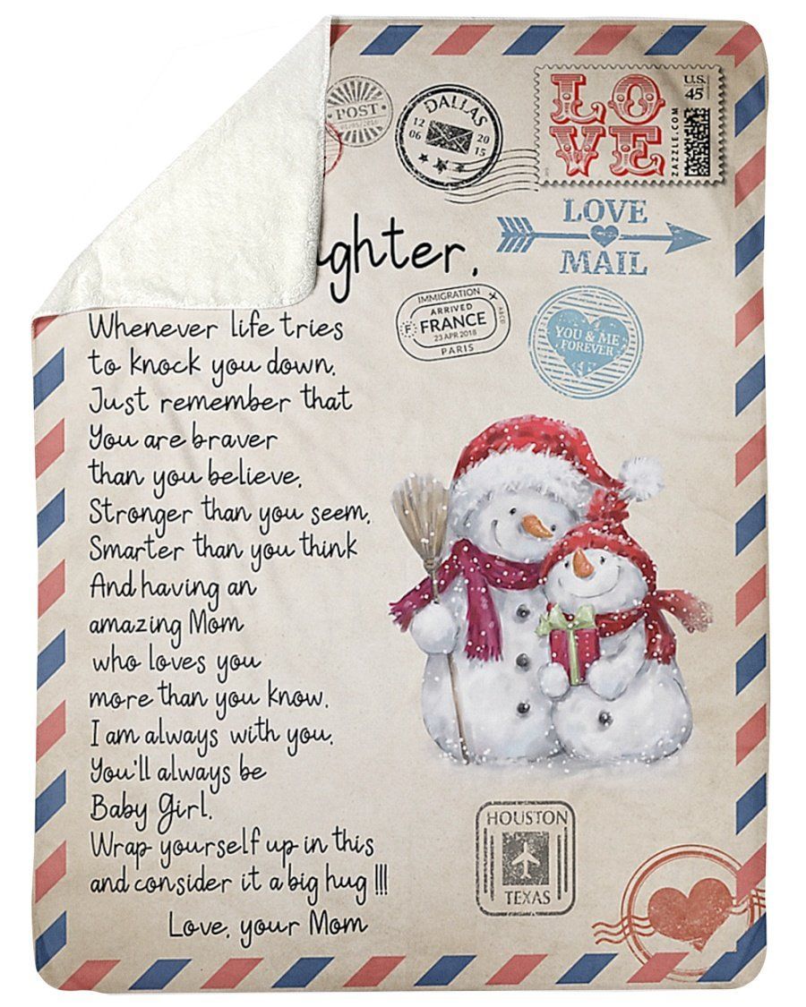 Snowman I Am Always With You Fleece Blanket Sherpa Blanket