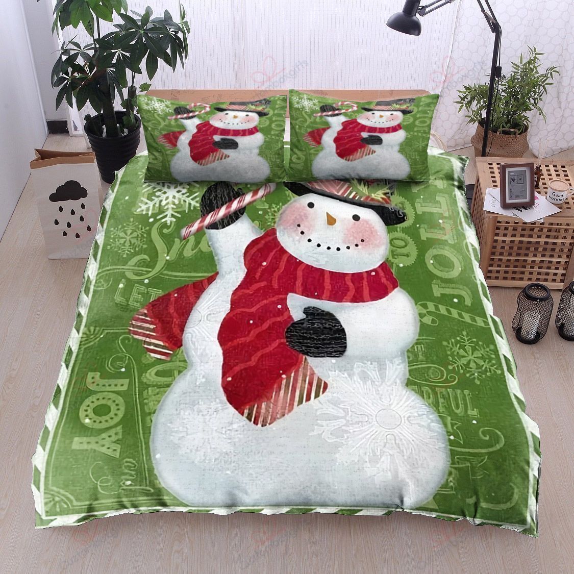 Snowman Bedding Set