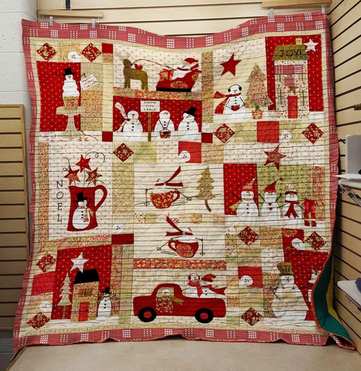 Snowman LMC161113 Quilt Blanket