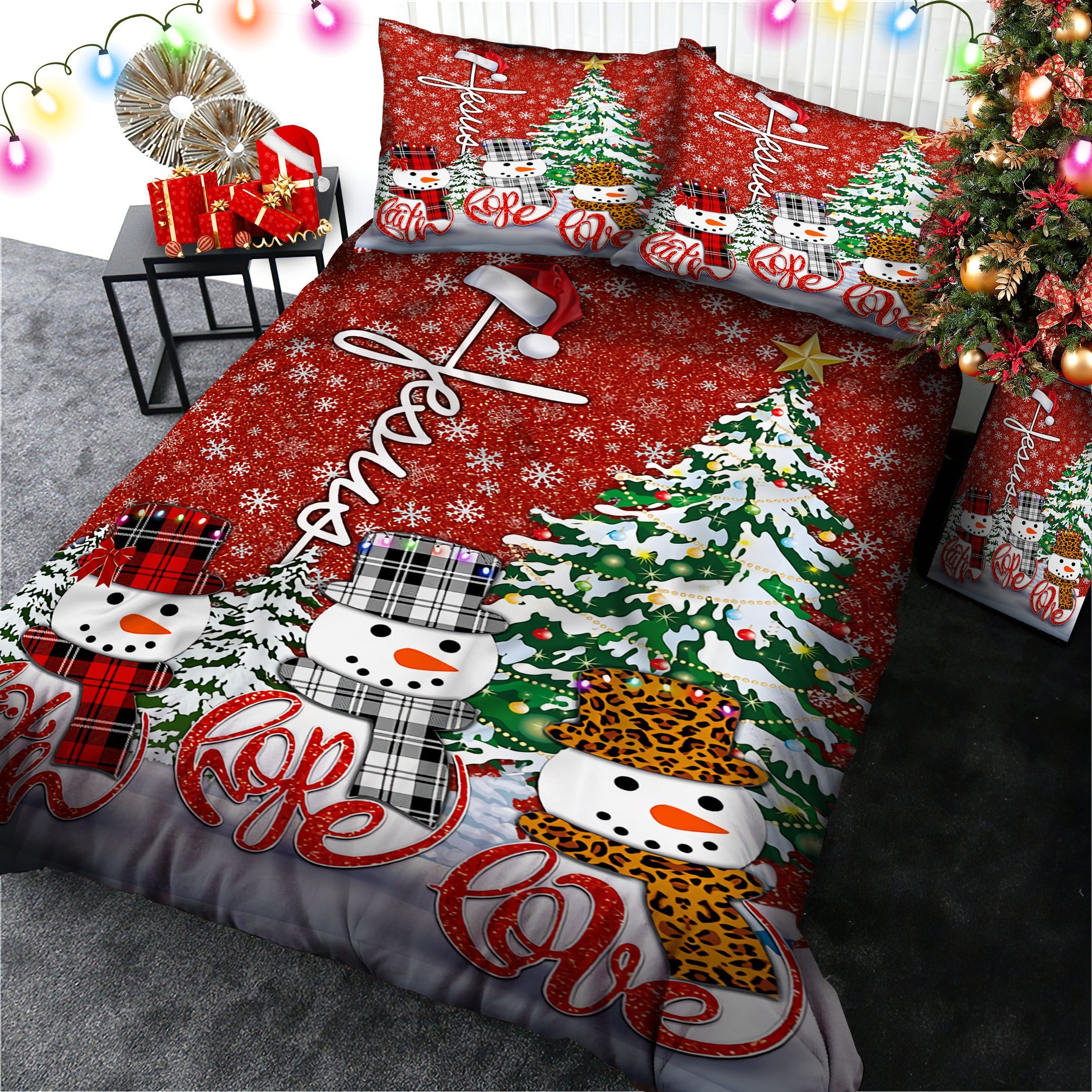 Snowman Bedding Set