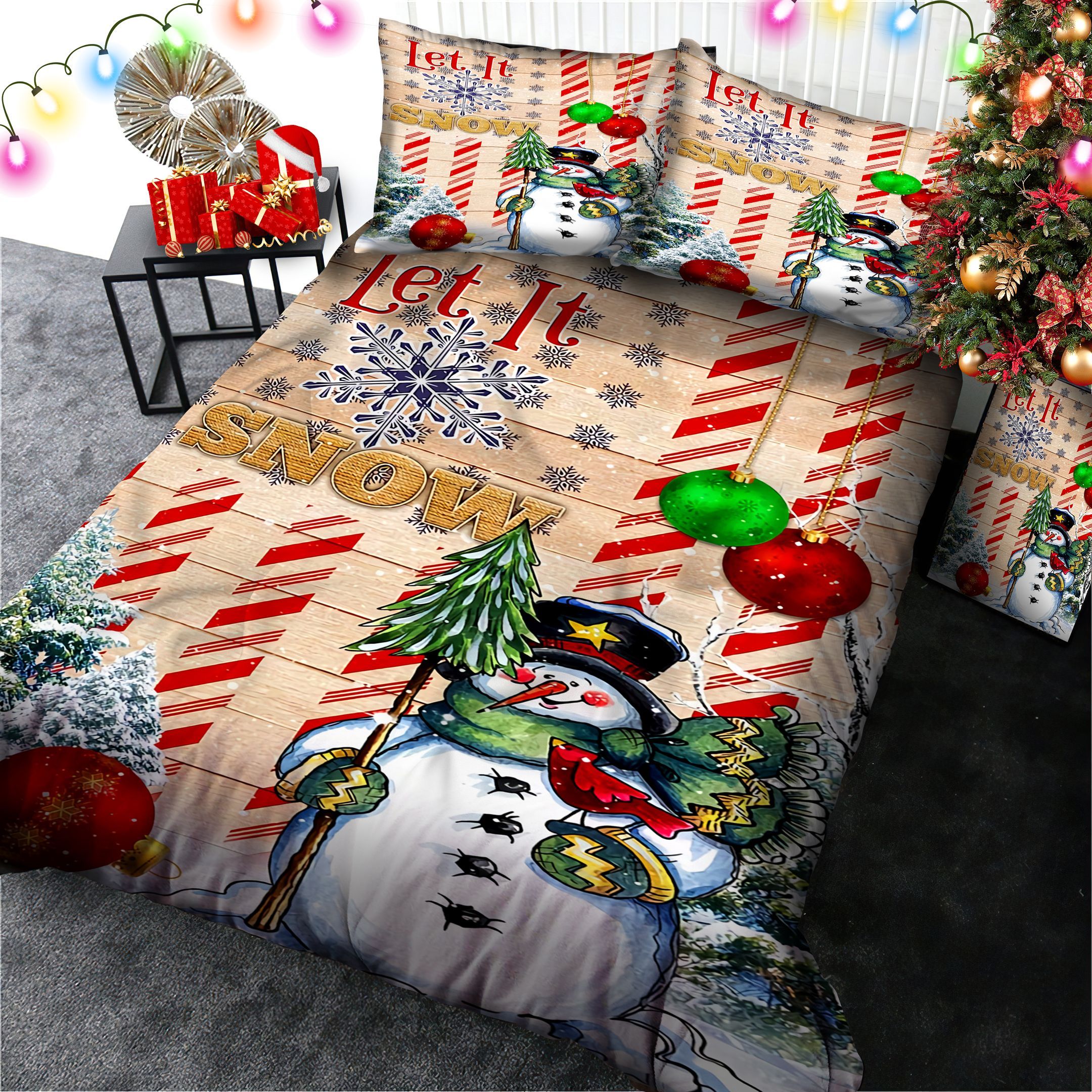 Snowman Bedding Set