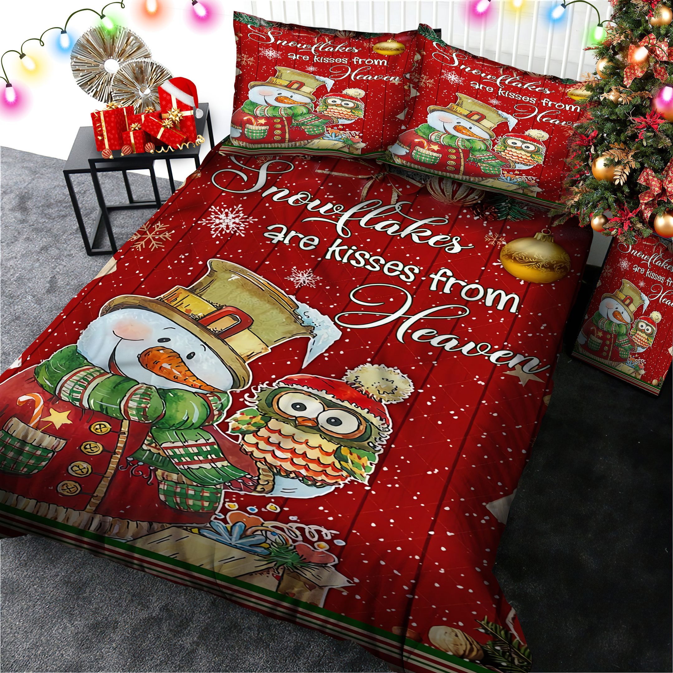 Snowman Bedding Set