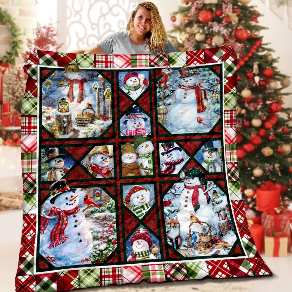 Snowman LML1910105DT Quilt Blanket