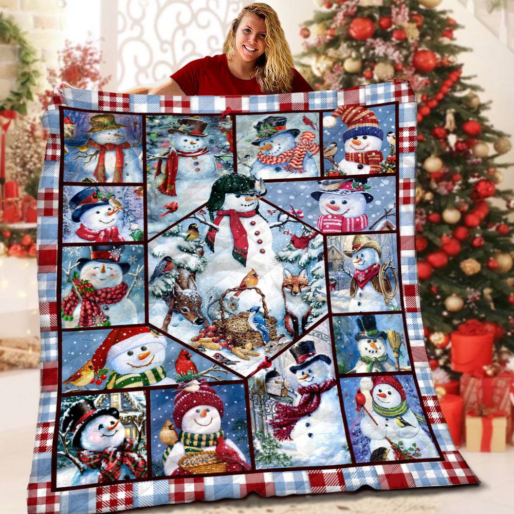 Snowman LML1910106DT Quilt Blanket