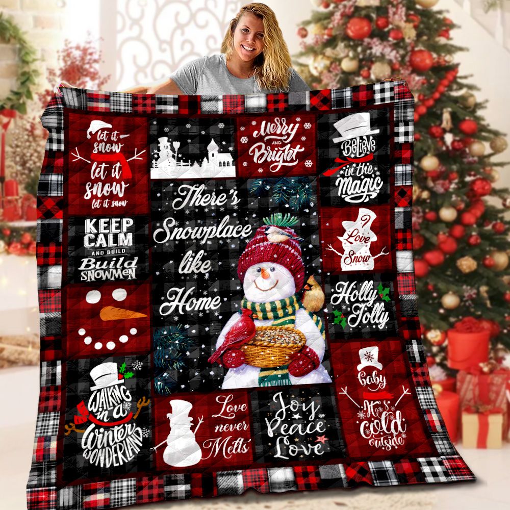 Snowman LML1910107DT Quilt Blanket