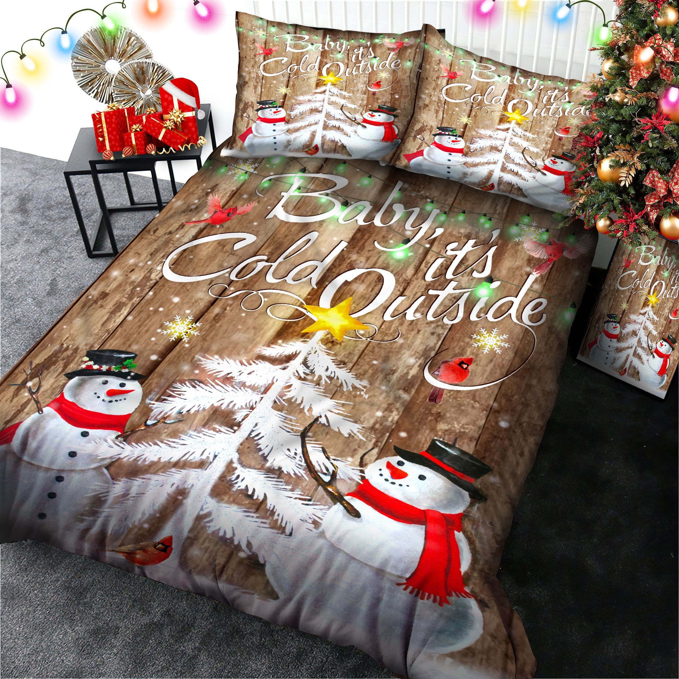 Snowman Bedding Set