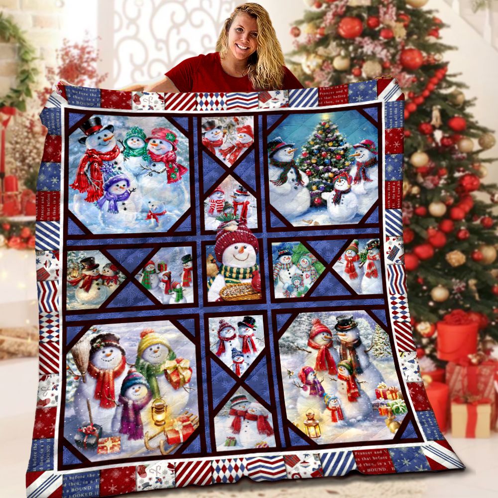 Snowman LML231034DT Quilt Blanket