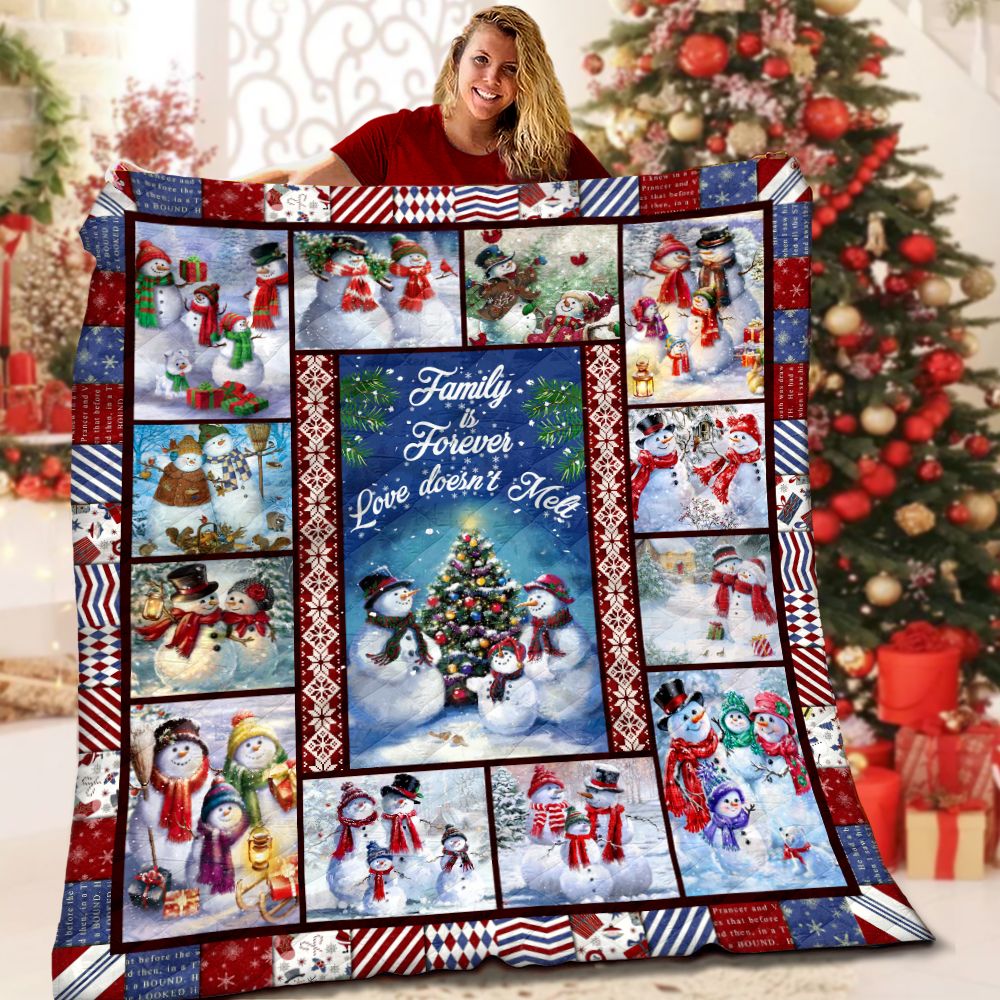 Snowman LML231035DT Quilt Blanket