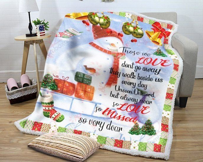 Snowman Fleece Blanket