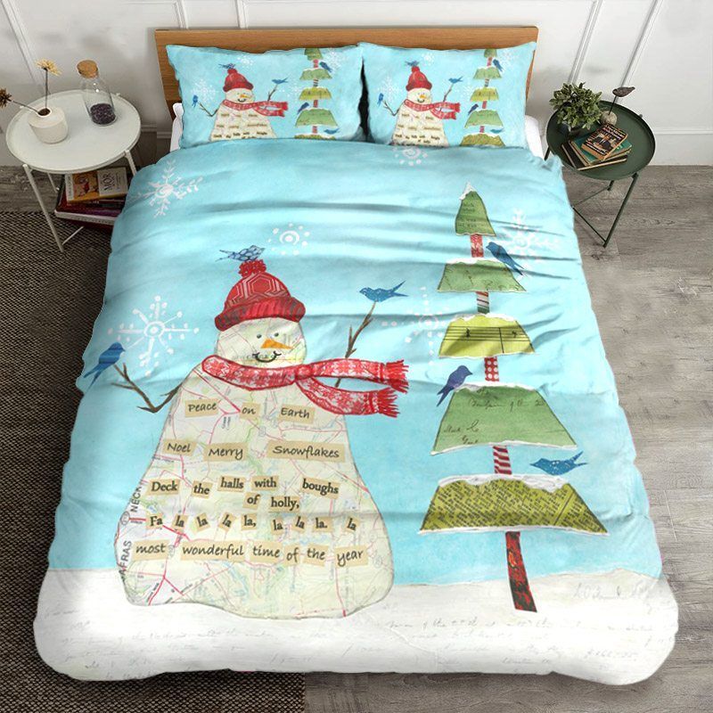 Snowman Bedding Set