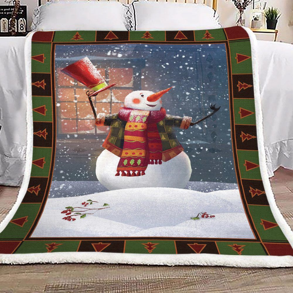 Snowman Sherpa Fleece