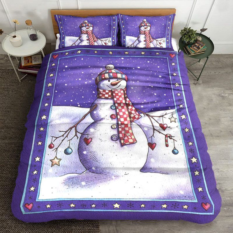 Snowman Bedding Set