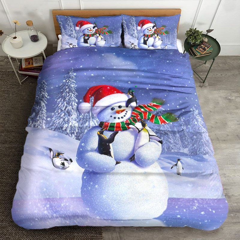Snowman Bedding Set