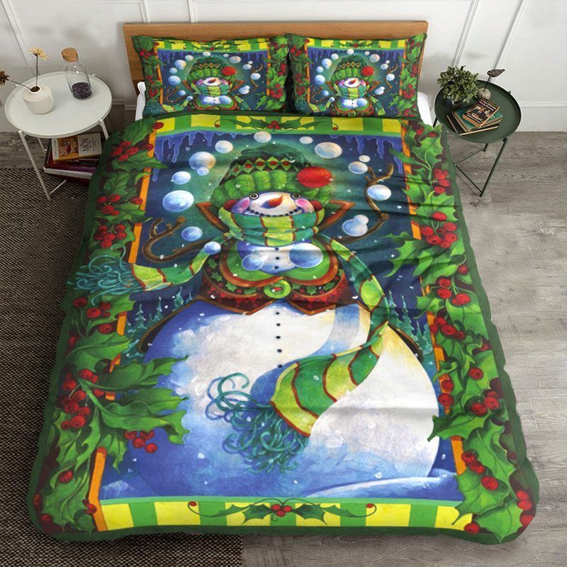 Snowman Bedding Set