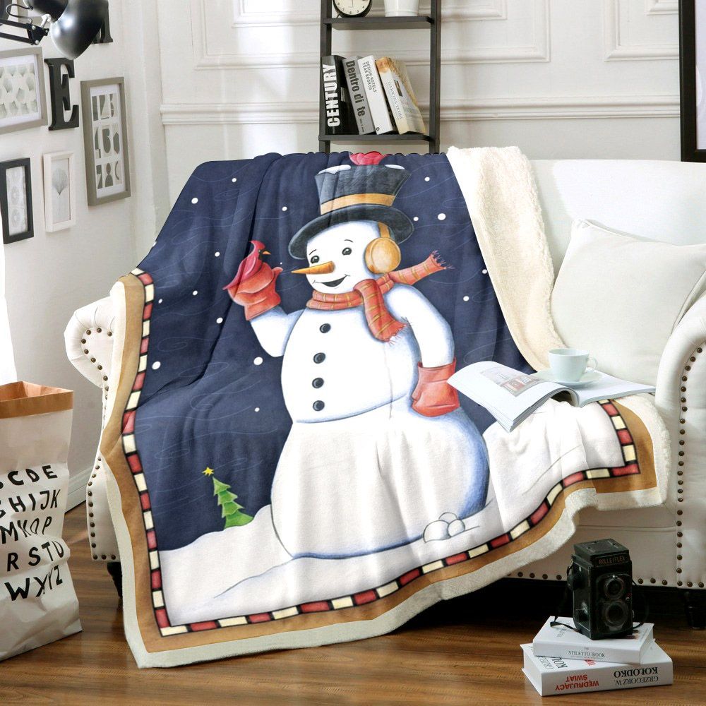 Snowman Sherpa Fleece