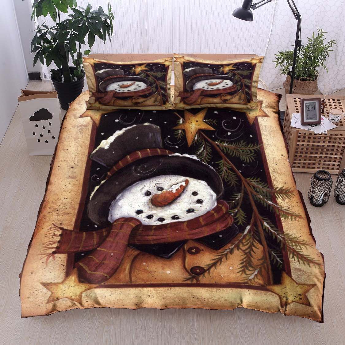 Snowman Bedding Set