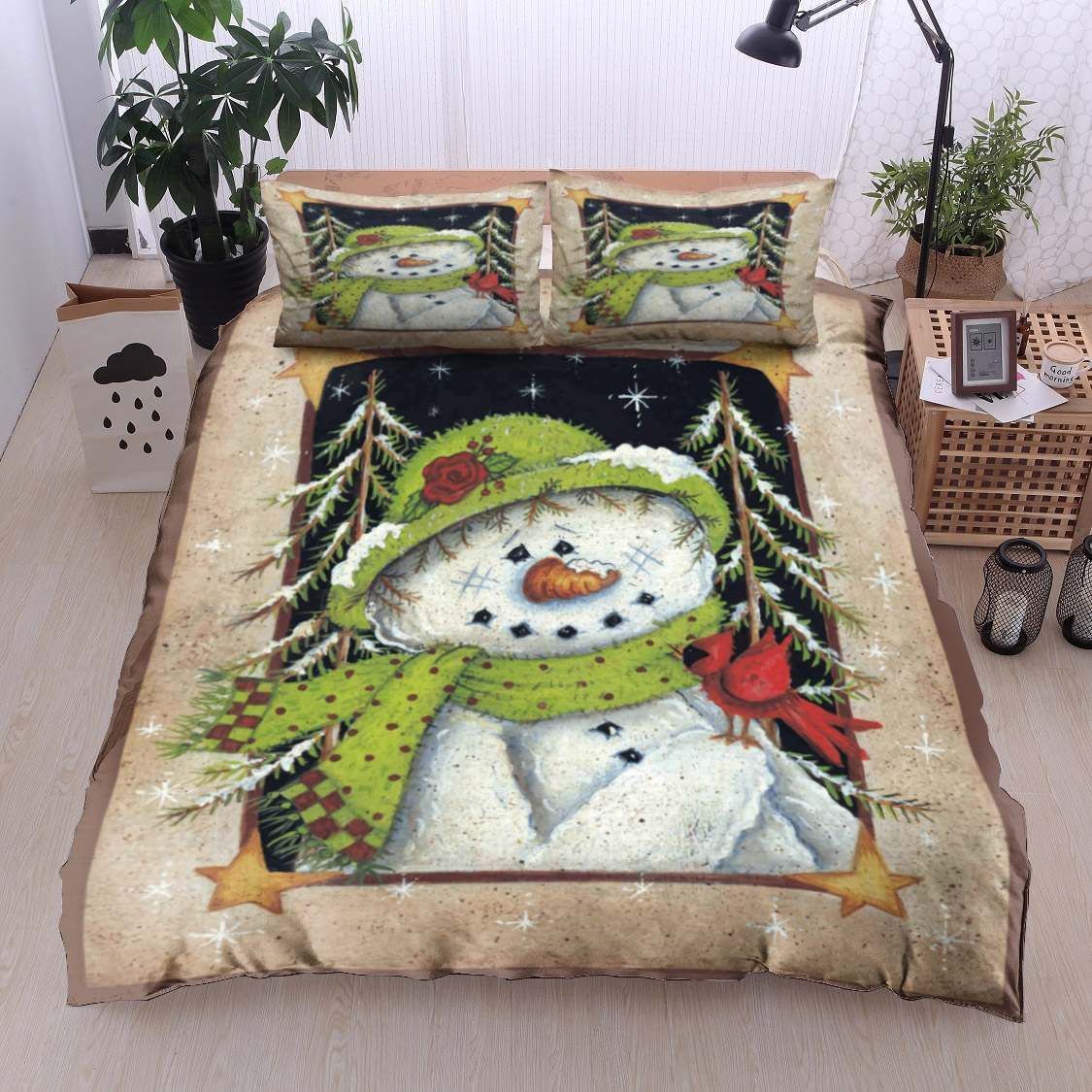 Snowman Bedding Set