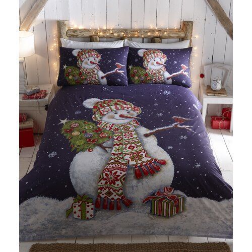 Snowman Bedding Set