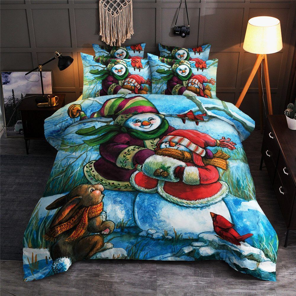 Snowman Bedding Set
