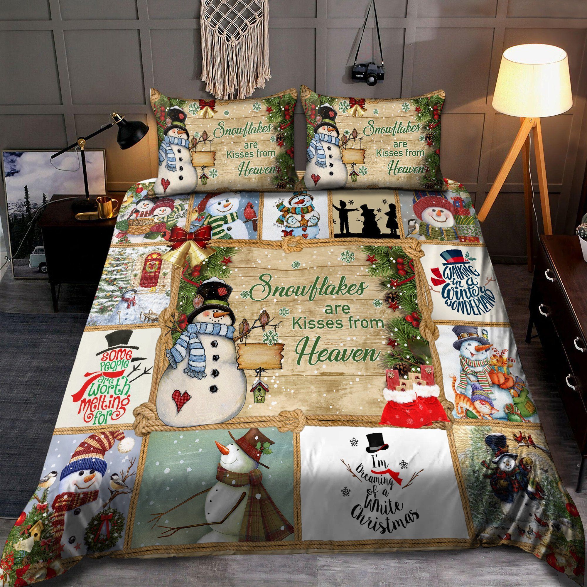 Snowman Bedding Set
