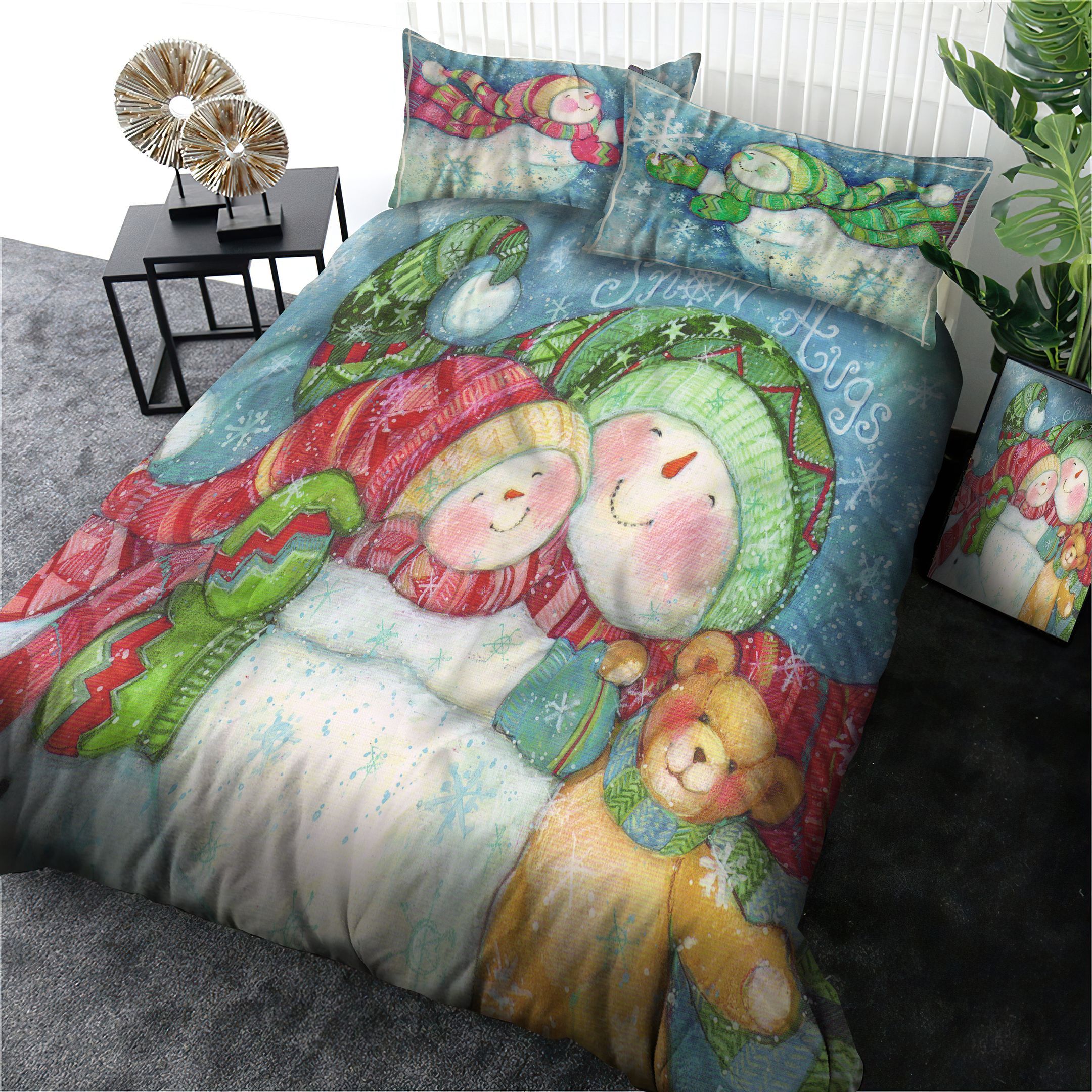 Snowman Bedding Set
