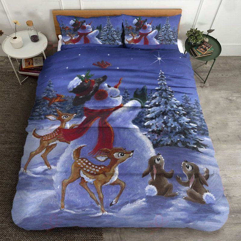 Snowman Bedding Set