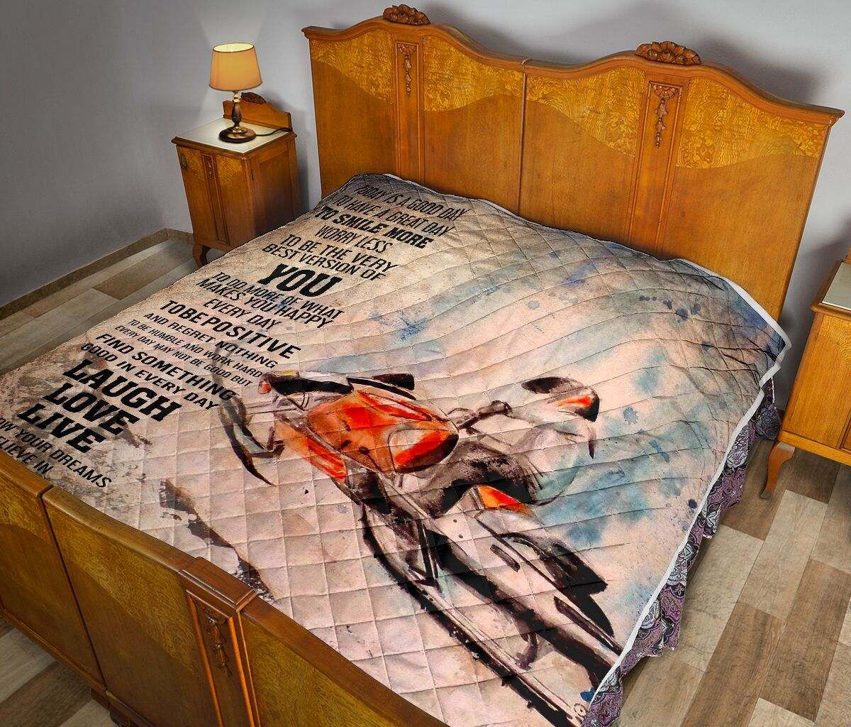 SNOWMOBILE TODAY IS A GOOD DAY QUILT DHC281111138DD