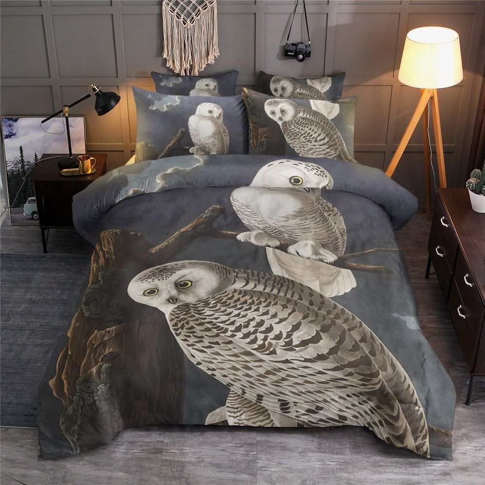 Snowy Owl Bedding Set