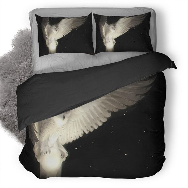 Snowy Owl Bedding Set