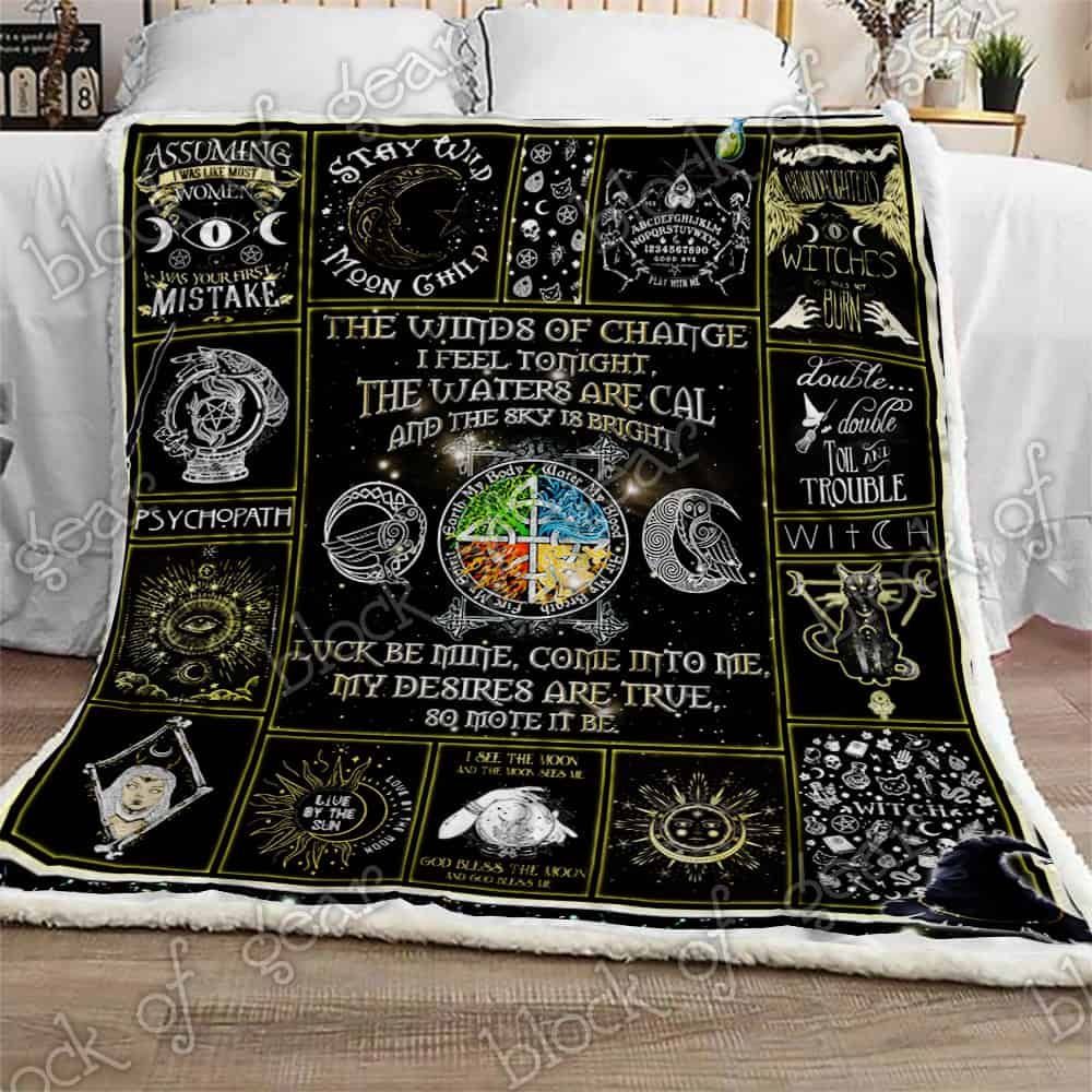 So Mote It Be Fleece Blanket