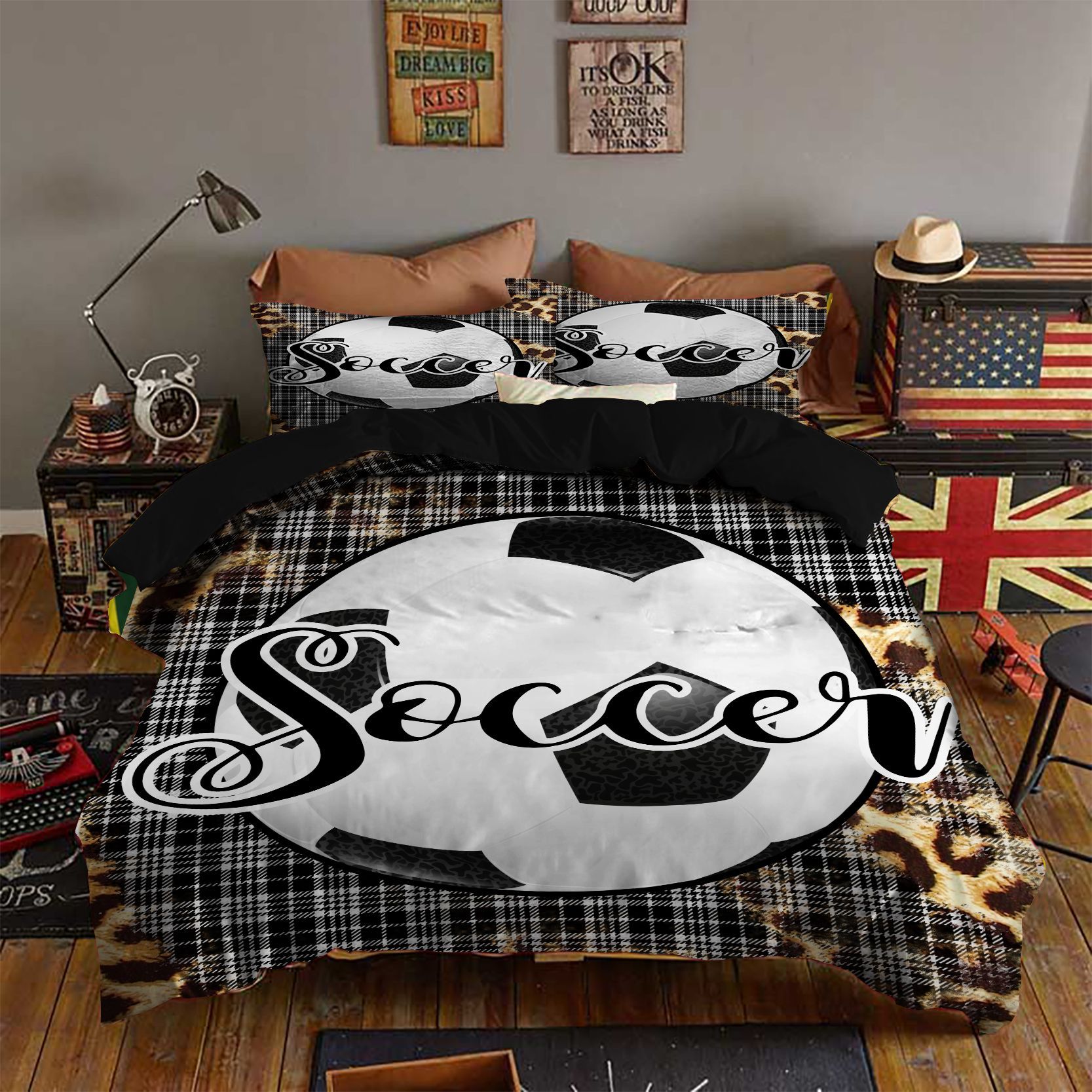 Soccer Bedding Set
