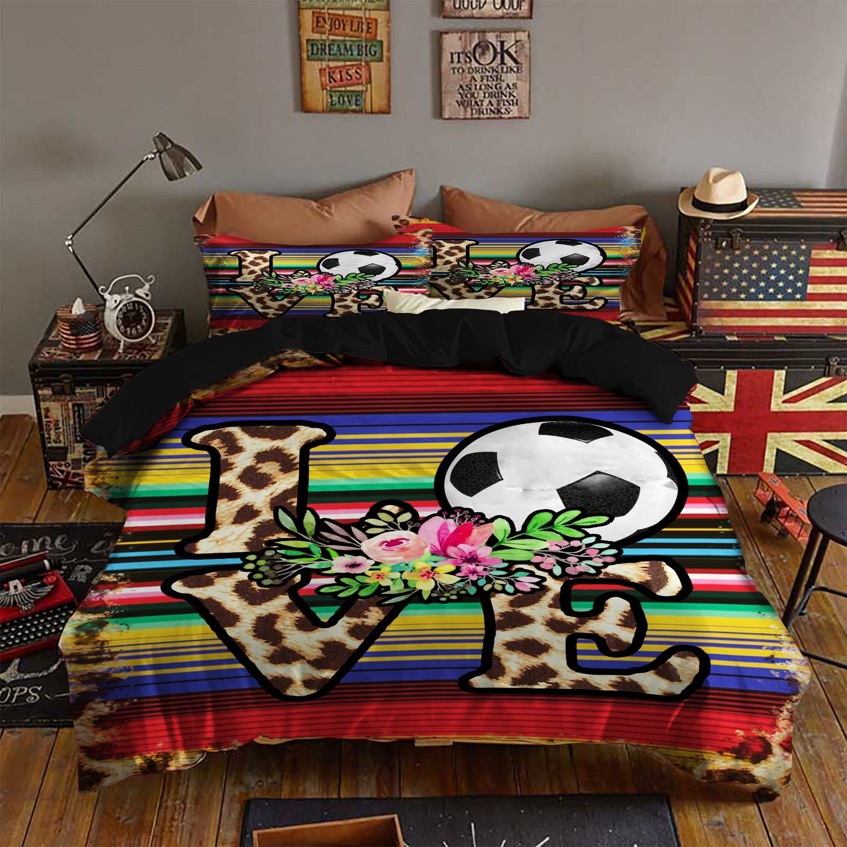 Soccer Bedding Set