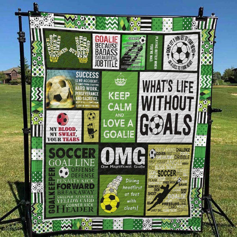 Soccer BI060708B TBG Quilt Blanket