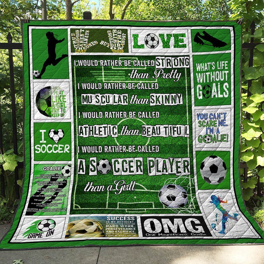 Soccer BI100704B TBG Quilt Blanket