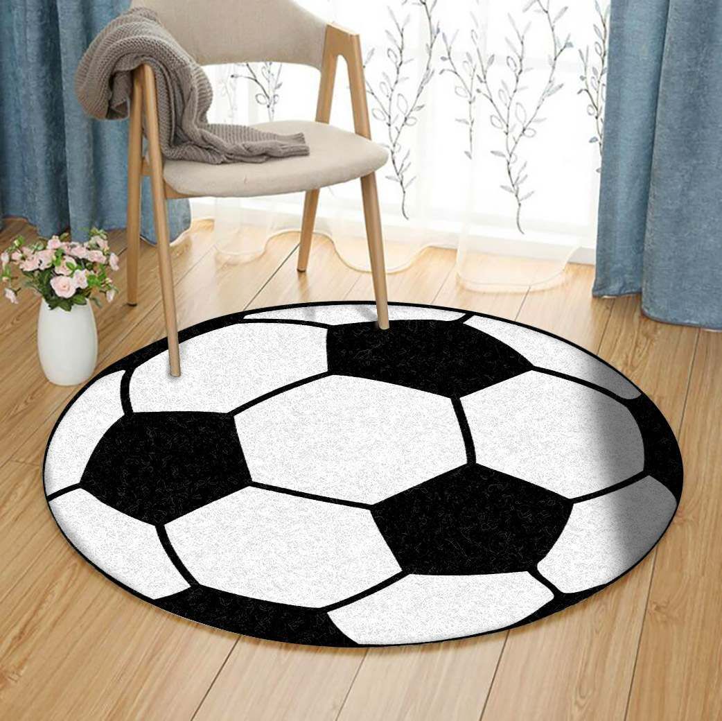 Soccer Round Carpet