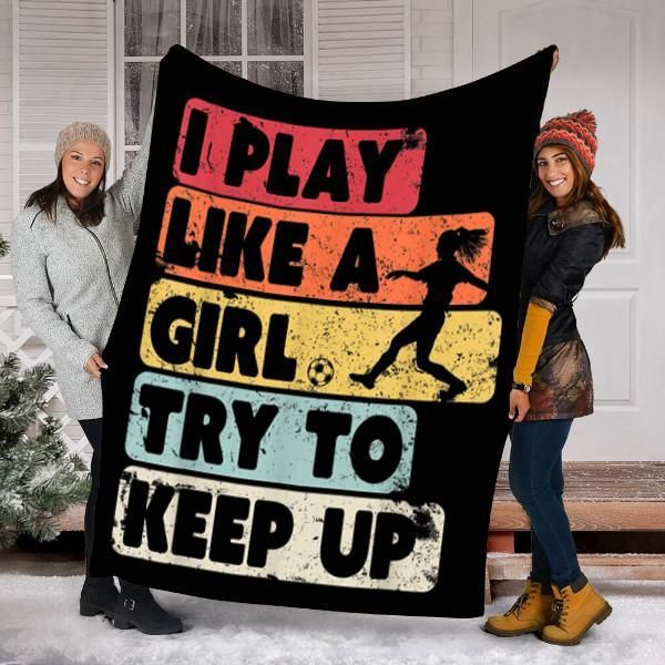 Soccer Sherpa Fleece Blanket