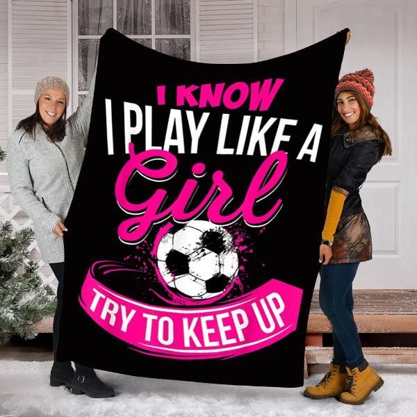 Soccer Sherpa Fleece Blanket