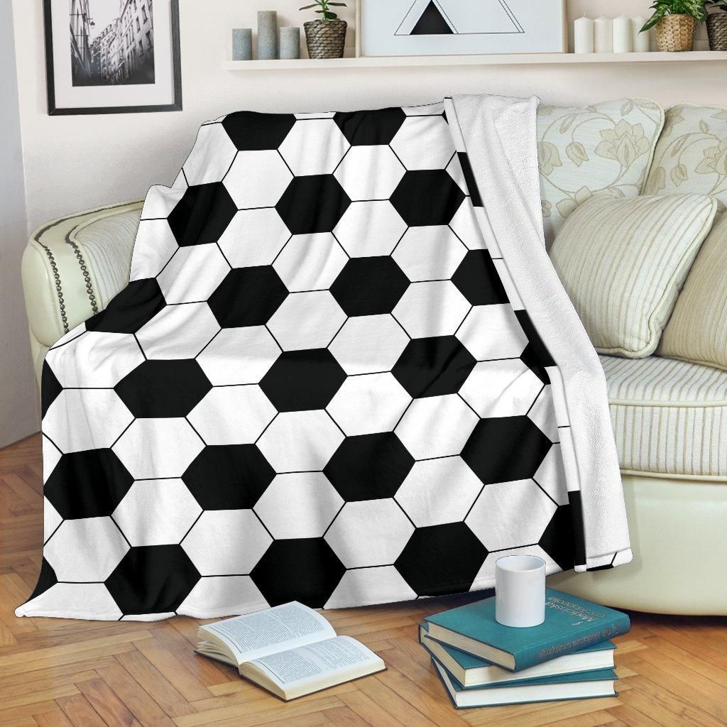 Soccer Sherpa Fleece Blanket