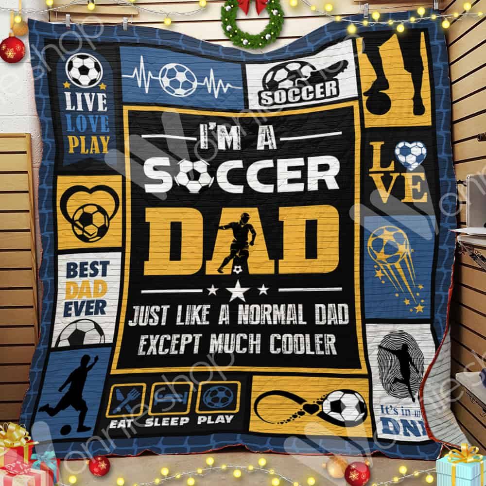 Soccer Dad CL15100367MDQ Quilt Blanket